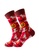 Kings Collection red Pumpkin Palm Pattern Cozy Socks (EU38-EU45) HS202343 BC096AA560F9C2GS_1