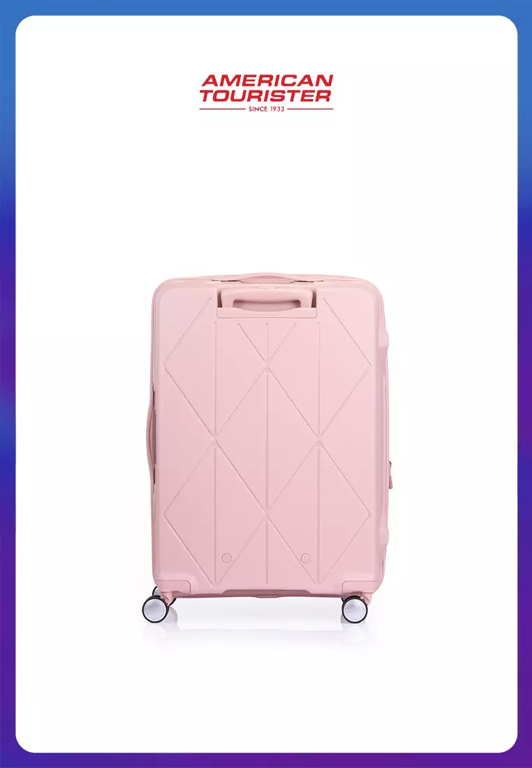 American Tourister Koper Hardcase Argyle Medium 25 Inch EXP TSA V2 - Antique Pink