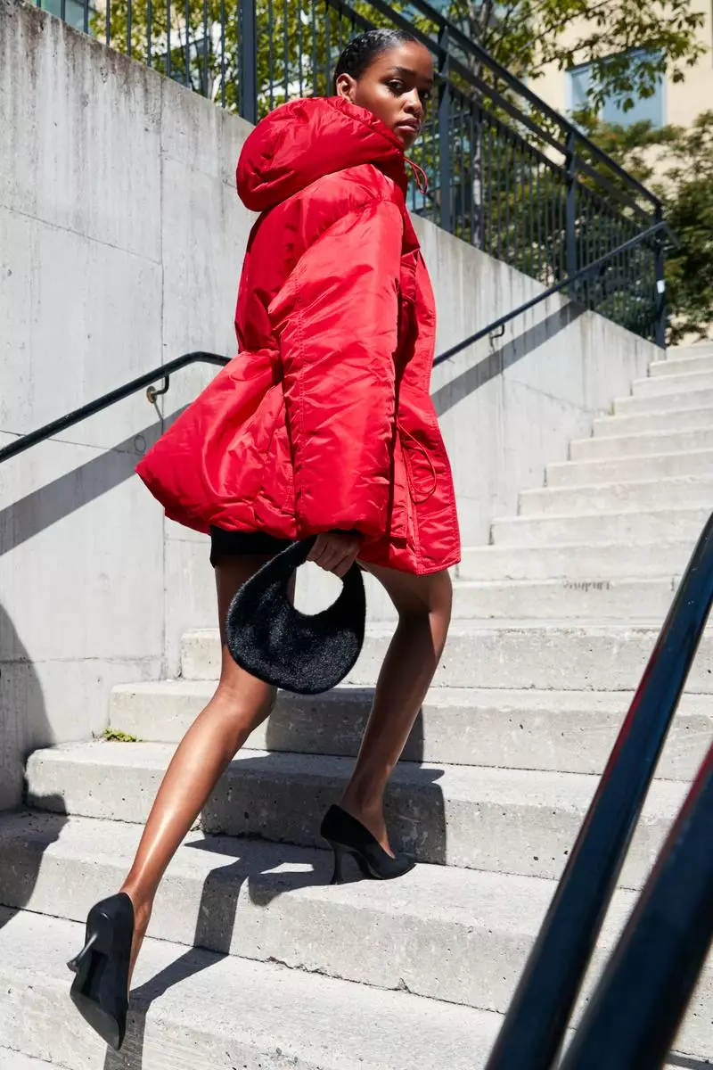 Drawstring waist puffer coat online