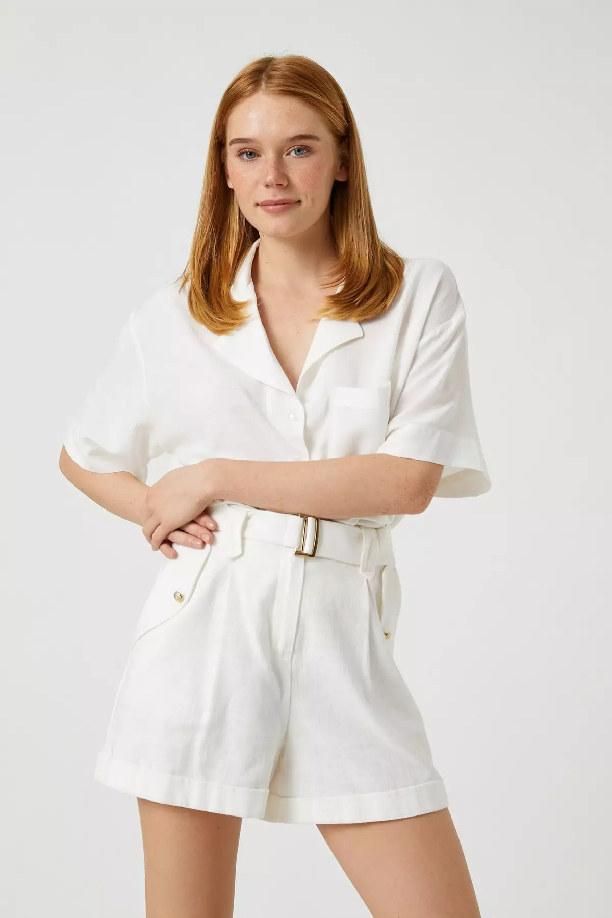 White shirt piece online top