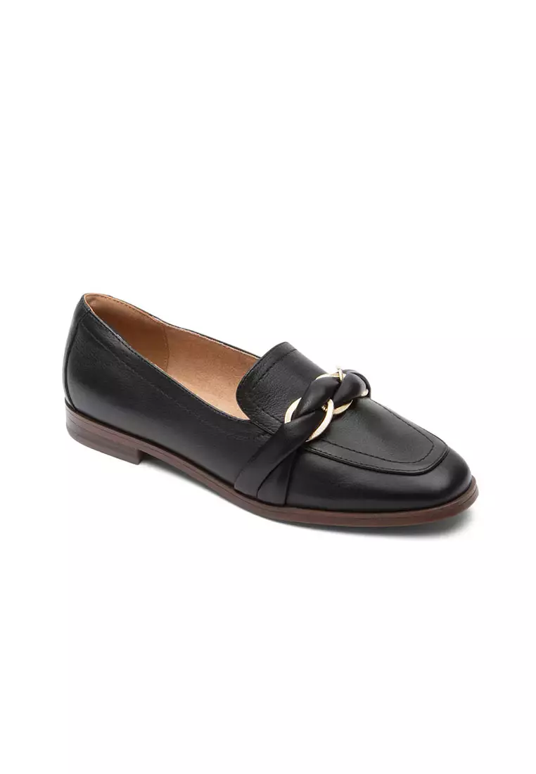 Buy Rockport Rockport Susana Woven Women Chain Loafer Black
