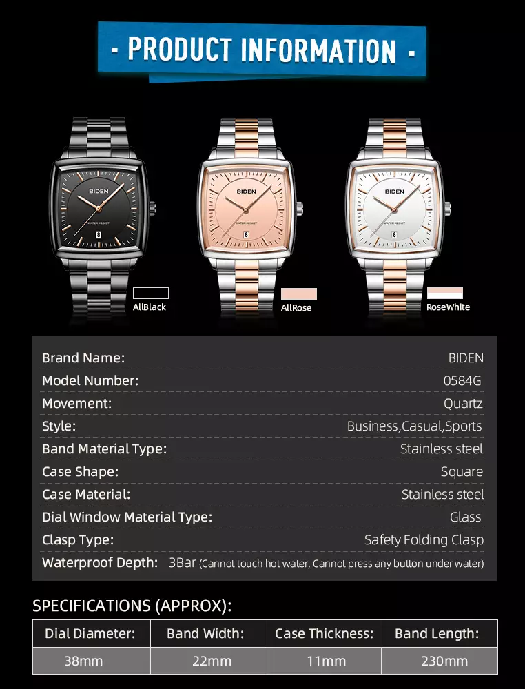 Jam Tangan Pria Original Full Luminous Kuarsa Jam Tangan Cowok Tali Stainless Steel Fashion Classic rose white
