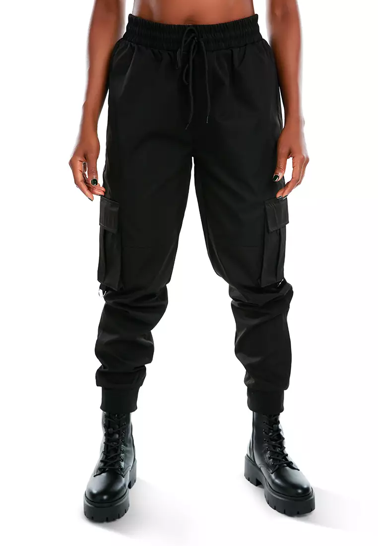 Utility pocket cargo jogger trouser discount