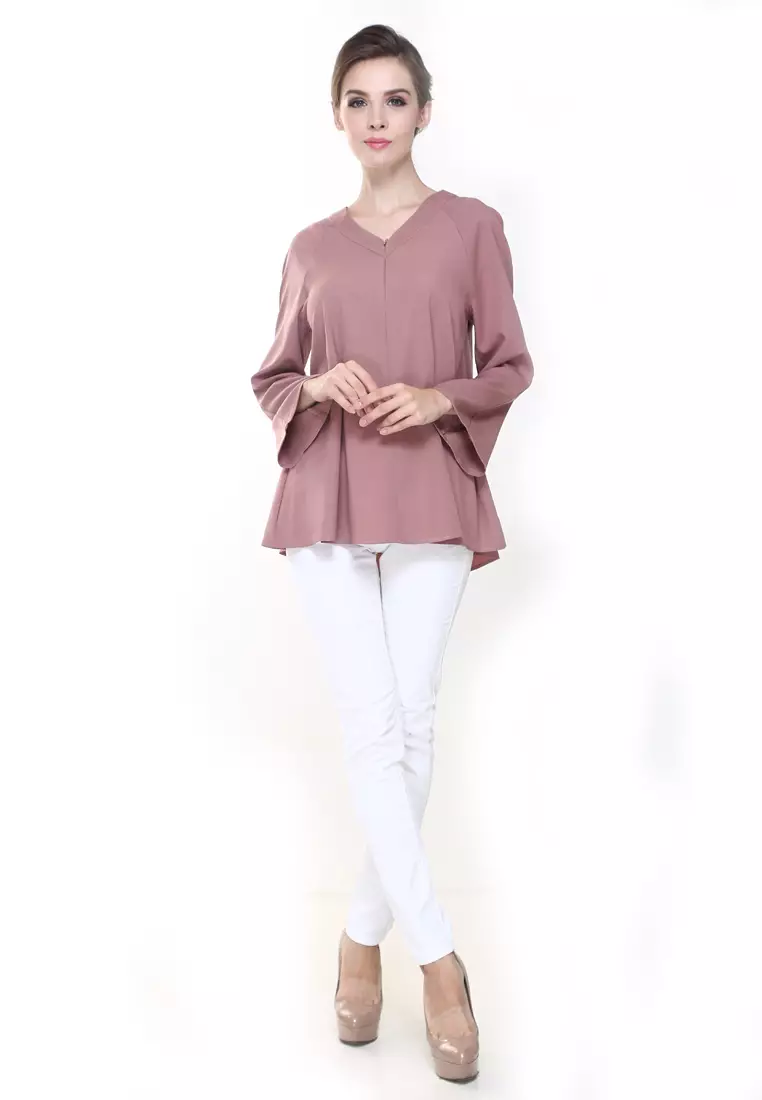 Vivi Top in Dusty Pink