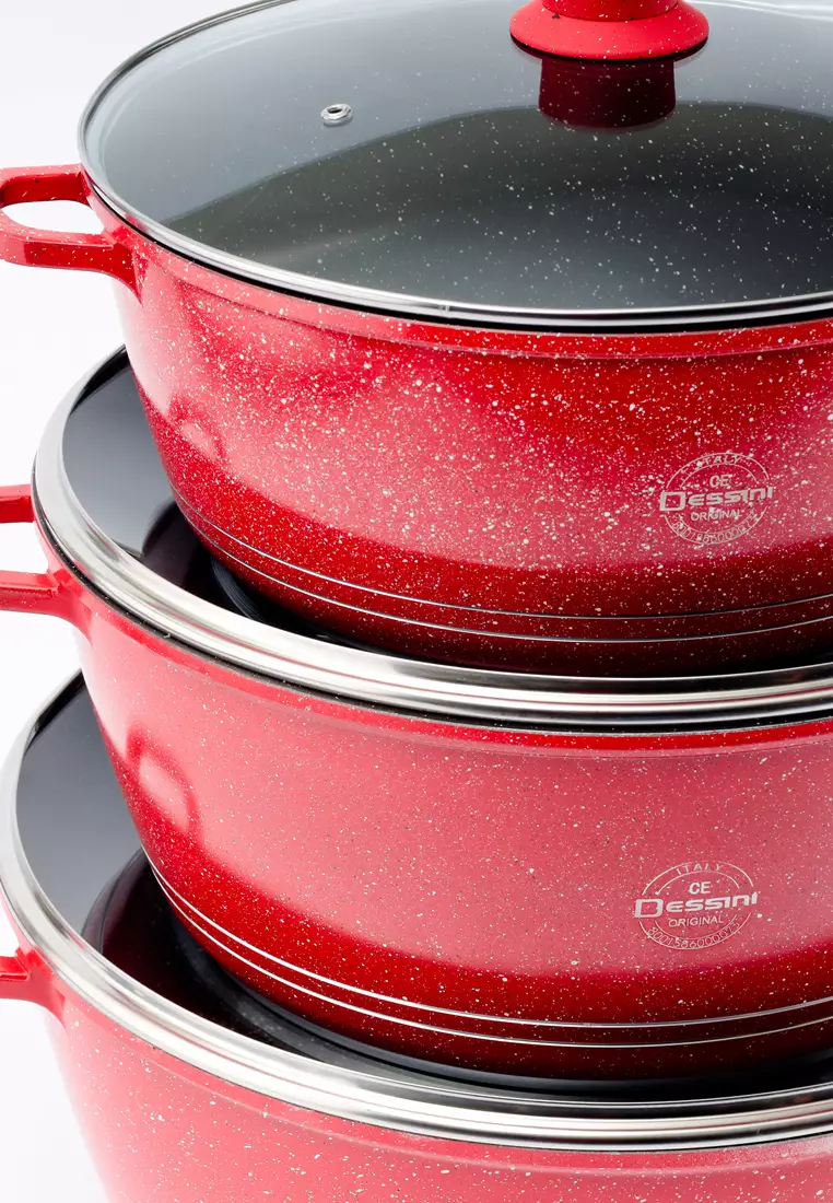 Buy Dessini Cookware Dessini 6pcs Nonstick Aluminium Die Cast Casserole