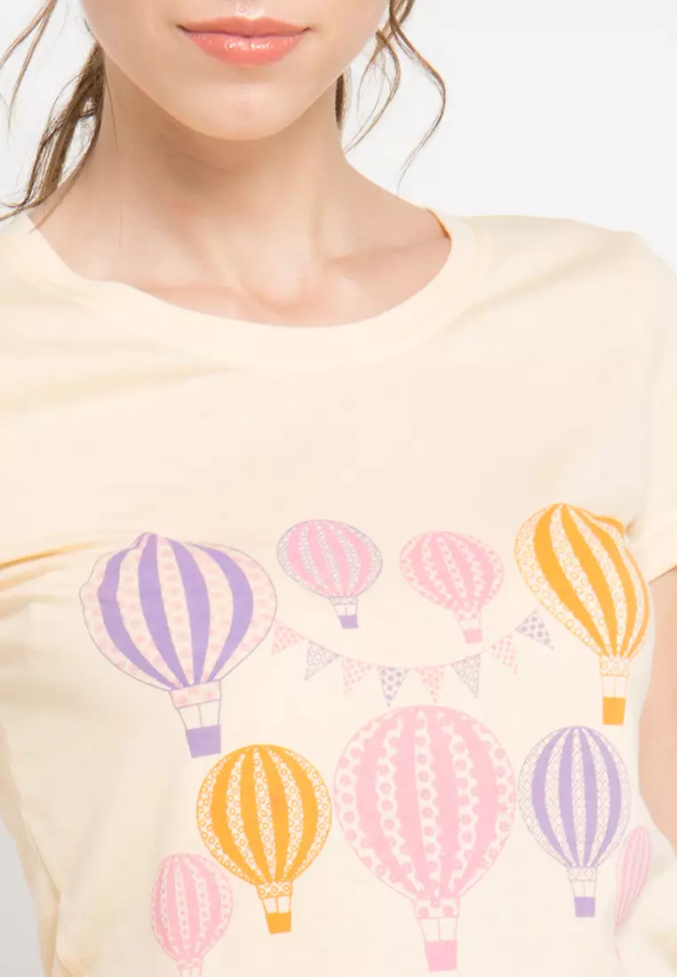 Print Ballon short sleeve Tshirt