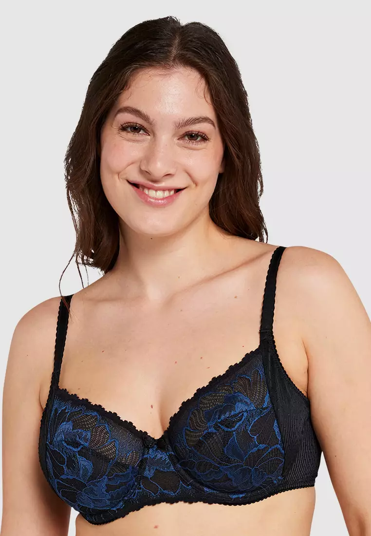 Sans Complexe Capucine Wired Two-Tone Lace Bra 2024