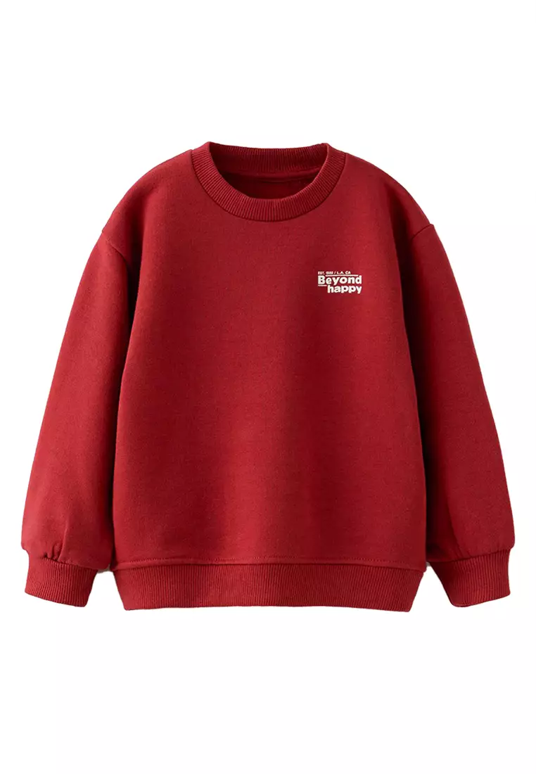ZARA Slogan Printed Sweatshirt 2025 | Buy ZARA Online