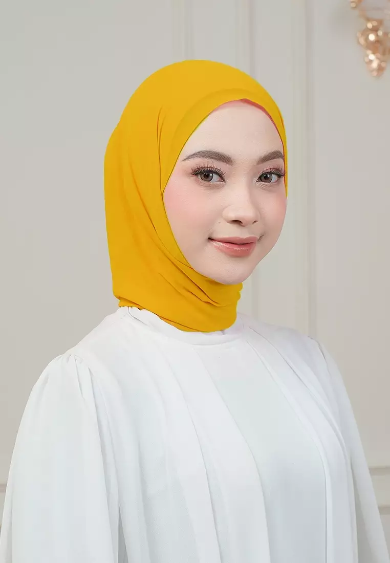 HIJAB INSTAN MAGNET SYIFA - HOT MUSTARD
