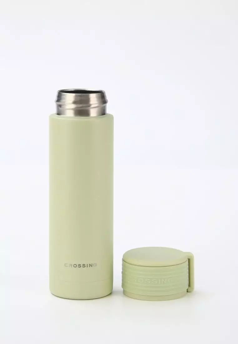 Crossing Compact Slim Insulated S/S Bottle 180ml - Pistachio