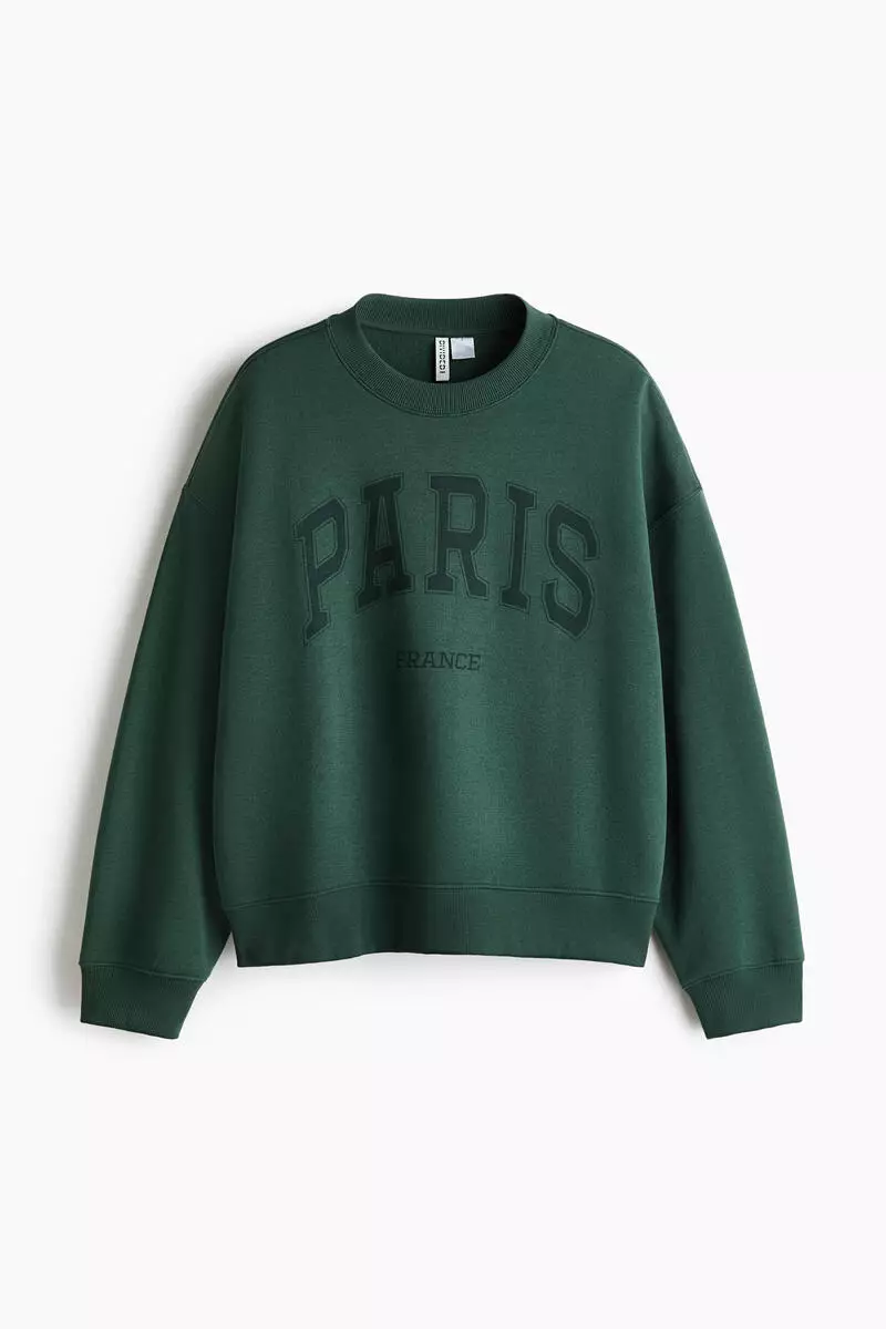 Print-motif sweatshirt