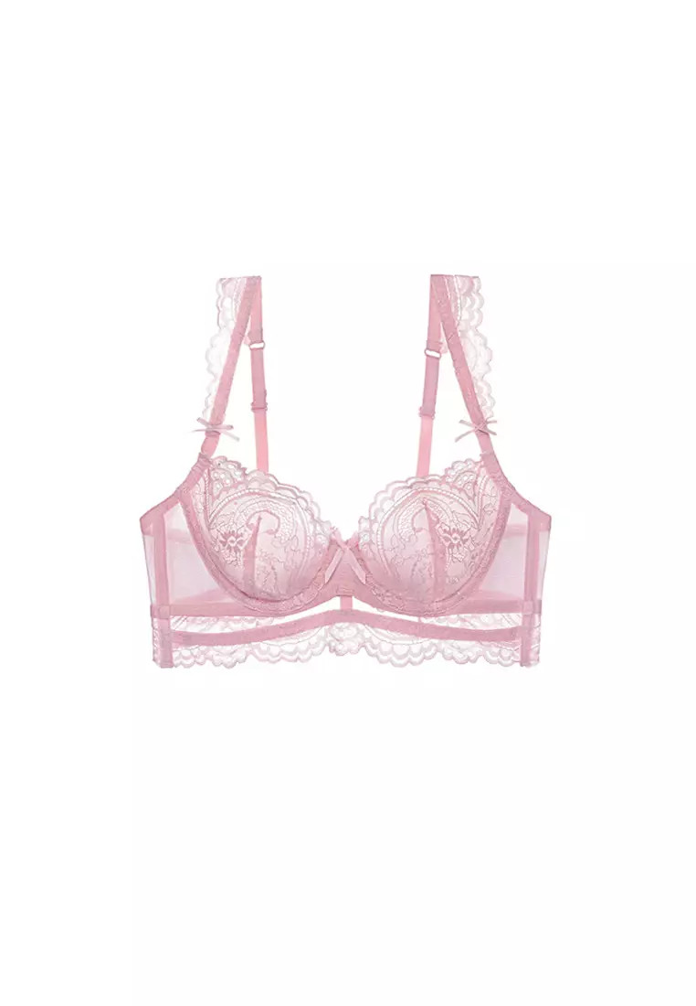 Pink See through Ultra-thin Lingerie Set – Risette Lingerie