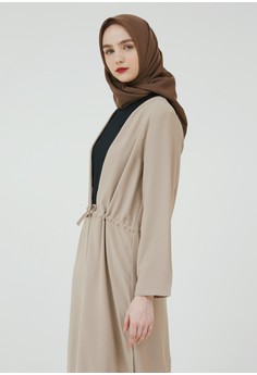 Baju gamis cardigan terbaru