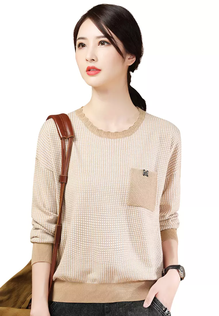 Girls tan sweater hotsell