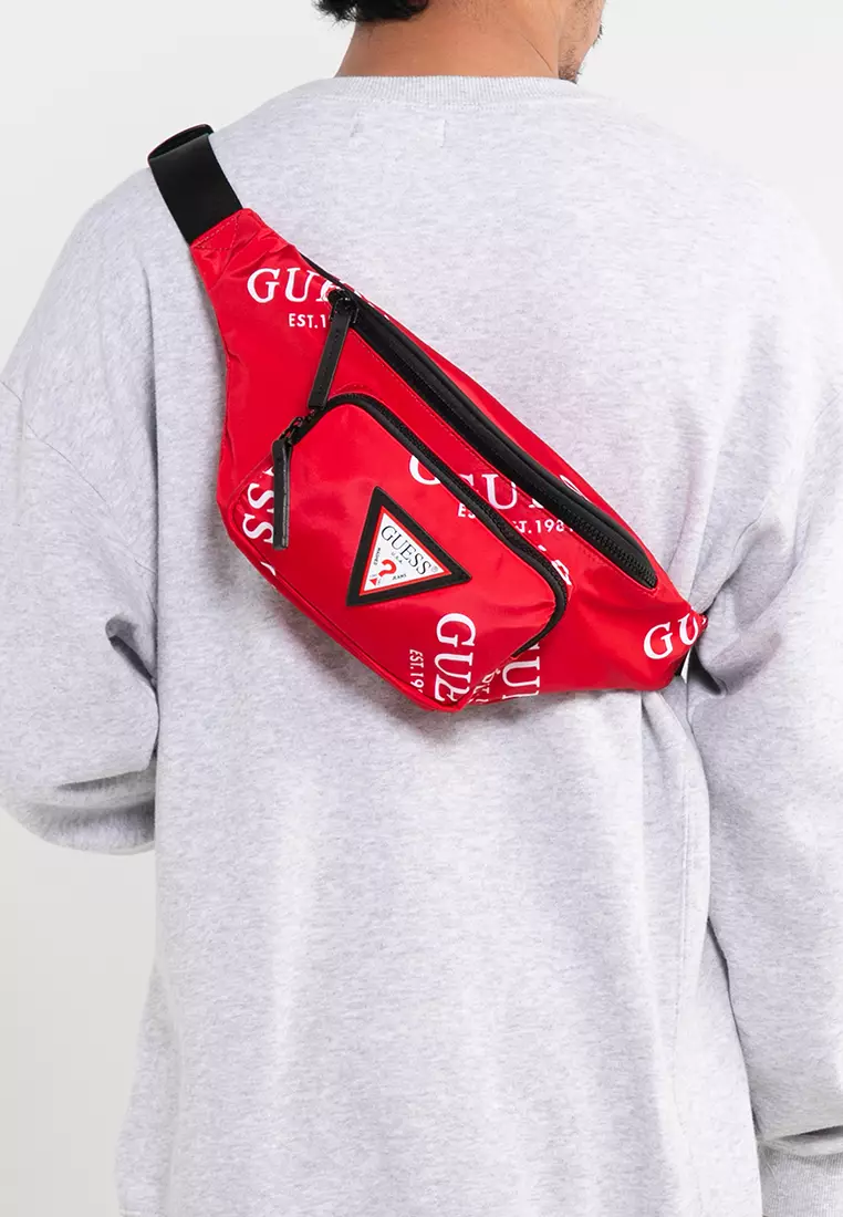 Guess fanny pack online red