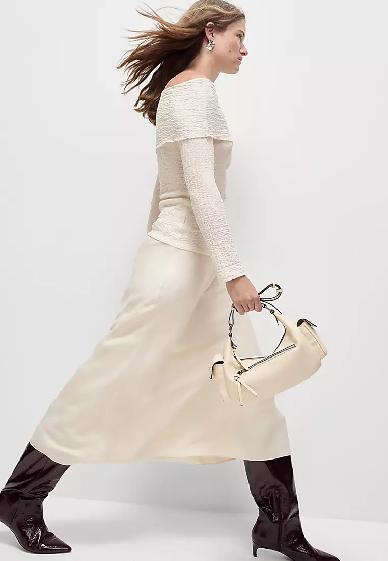 Textured Off The Shoulder Top