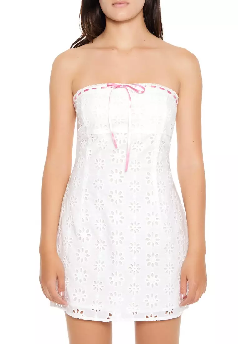 Bandeau dress forever 21 best sale