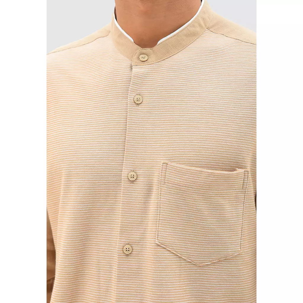 MOC Kemeja Lengan Panjang Pria FARHIN - WHITE