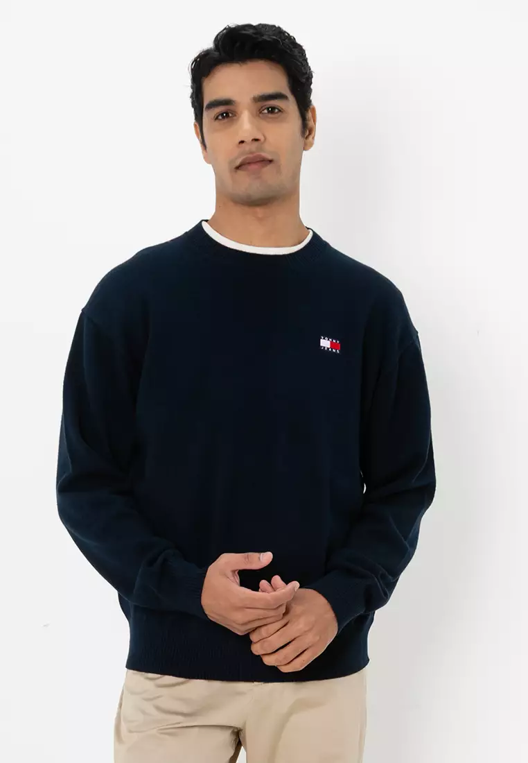 Buy Tommy Hilfiger Crew Neck Sweater Tommy Jeans Online ZALORA