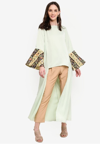 House of Jazaba Blouse  Batik  Labuh ZALORA 