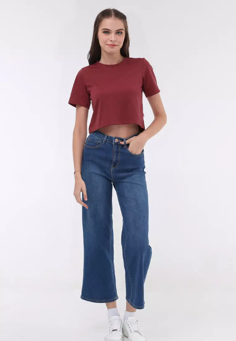 Denim Wide Leg Ladies Jeans