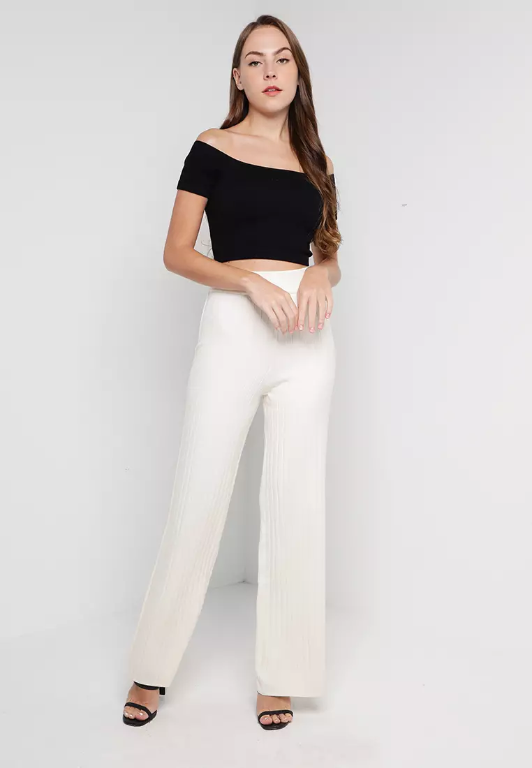 Missguided wide outlet leg trousers