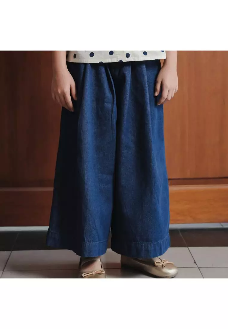 Jual PITODITO Pito Dito Girl Lazuli Celana Kulot Denim Anak Navy ...