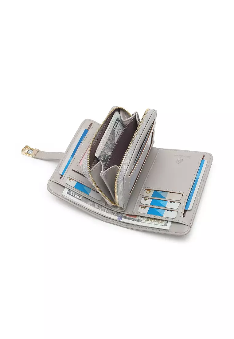 Women's Short Purse / Wallet - Grey