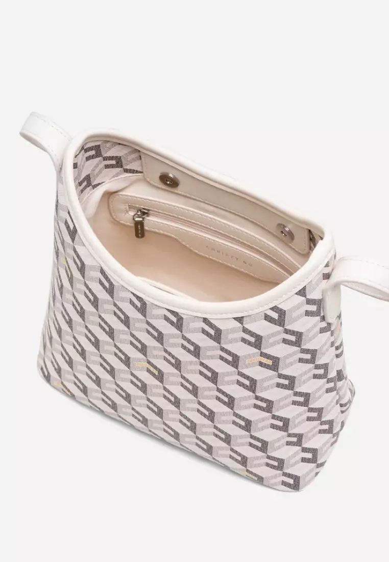 Alesso Mini Hobo Bag White