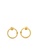 TOUS gold TOUS Large Vermeil Silver Hold Earrings 1DFACAC296D8F7GS_3