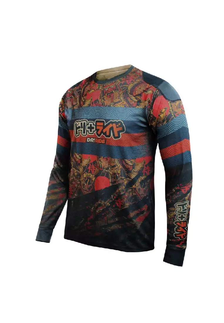 Dri Plus Men's Japanese Doripurasu Motorcycle Dri Jersey Long Sleeve 1 Piece DMSRL2401