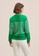 Mango green Striped Cotton-Blend Sweatshirt A5FE1AAC94ABDCGS_2