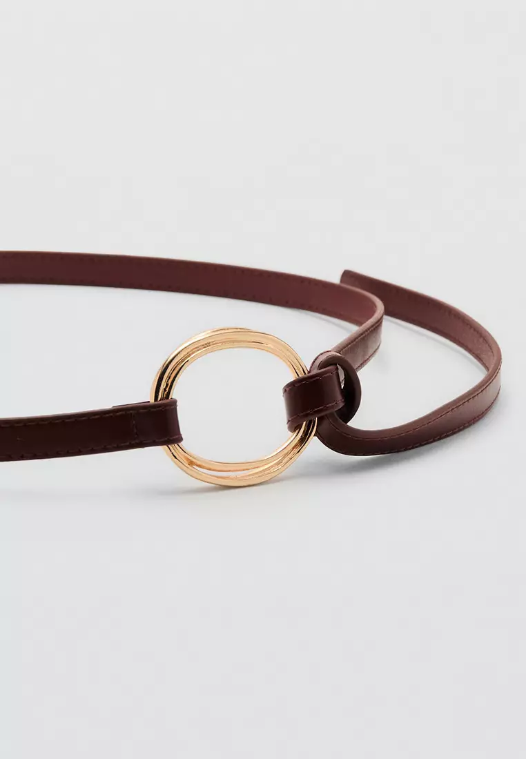 Thin Belt with Maxi-Buckle