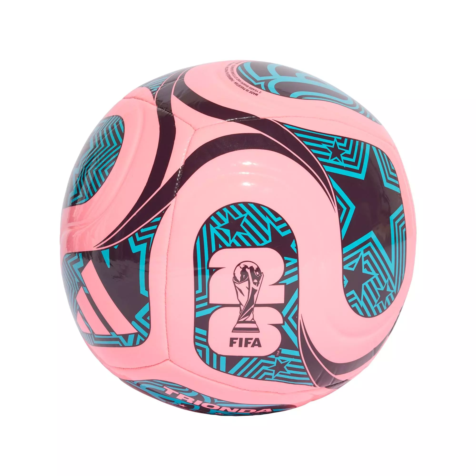 Football FIFA World Cup 26™ Trionda Club Ball  Unisex Pink JD8029