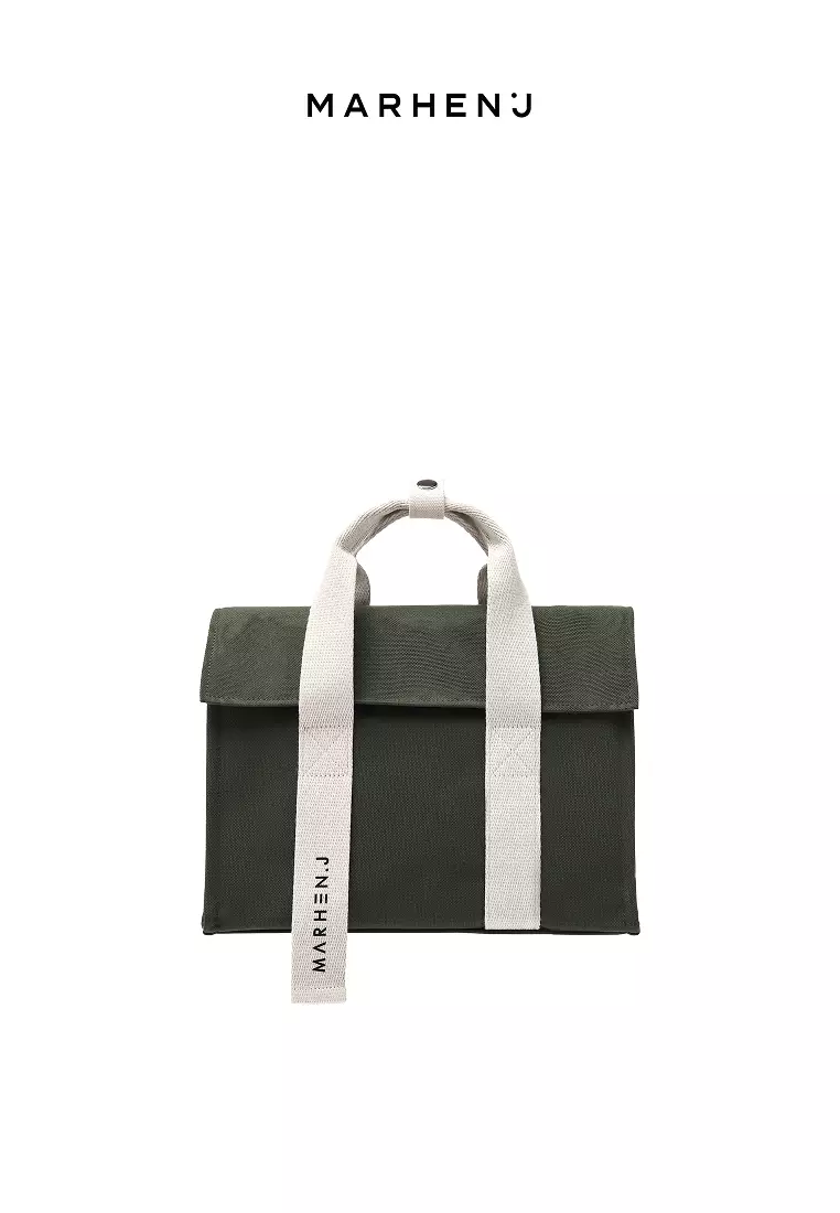 ROY MINI Canvas Crossbody Bag Moss Green