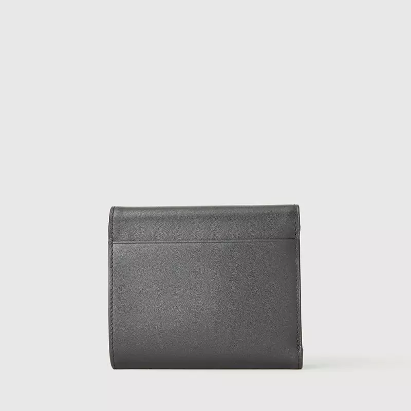aksesoris dompet Bonia Saffiano Black Leather Long Wallet