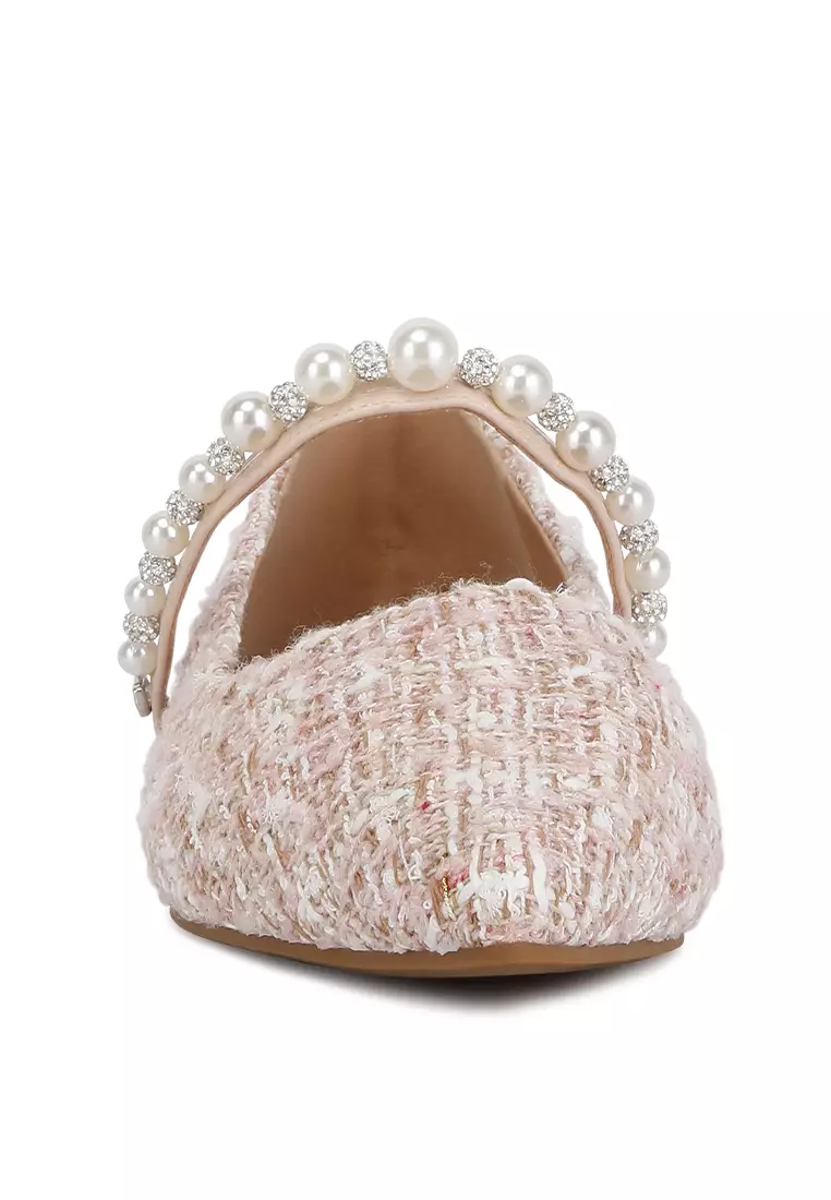 Blush Mary Jane Ballet Flats