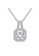 Her Jewellery silver CELÈSTA Moissanite Diamond - Noémie Pendant (925 Silver with 18K White Gold Plating) by Her Jewellery B2B70AC34EEF1FGS_1