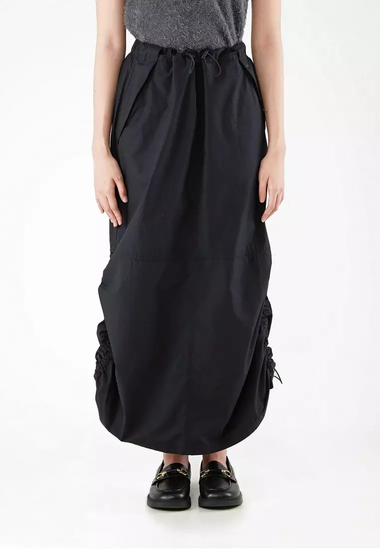 Women's Poplin Drawstring Skirt C030923