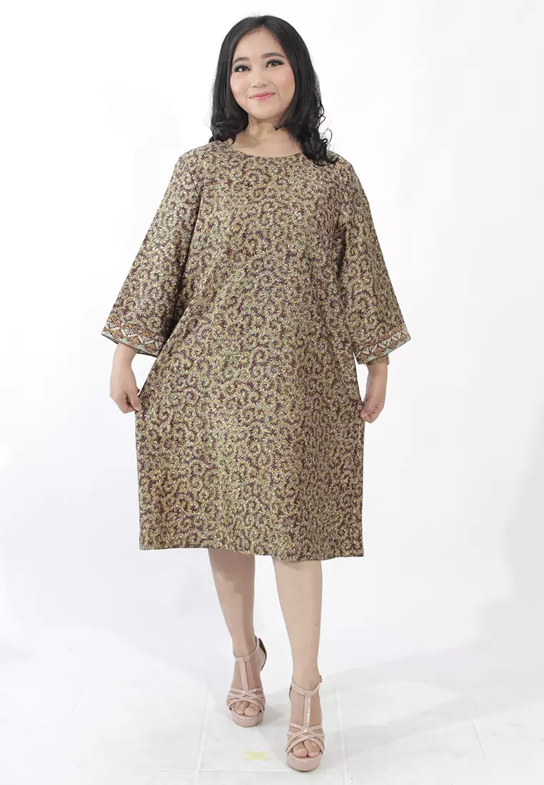 Dress batik clearance sutra