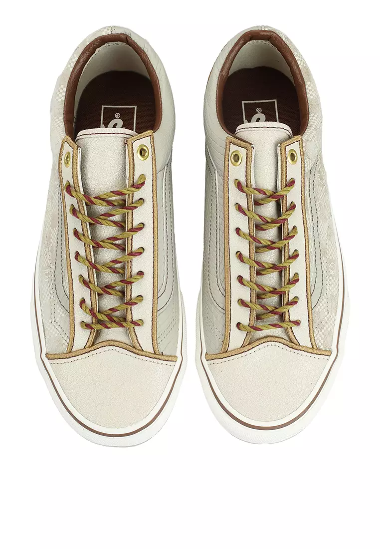 vans with leather laces