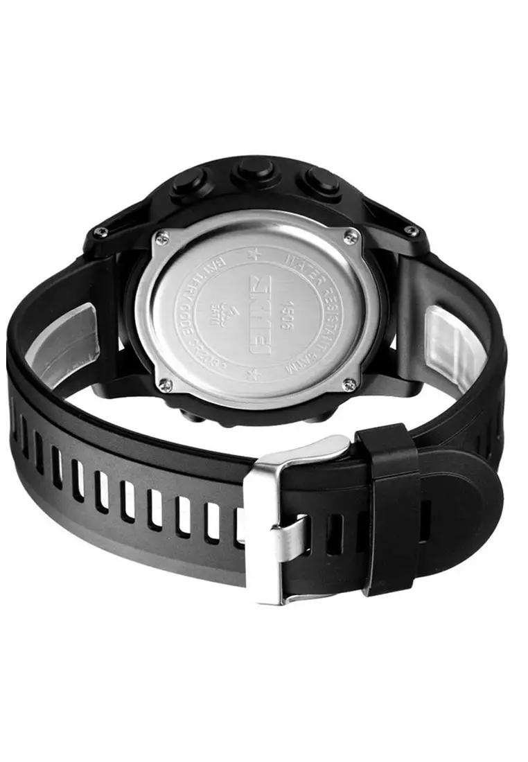 Jam Tangan Casual Digital Adventure Pria Strap Tali Material Rubber FD23 ORIGINAL