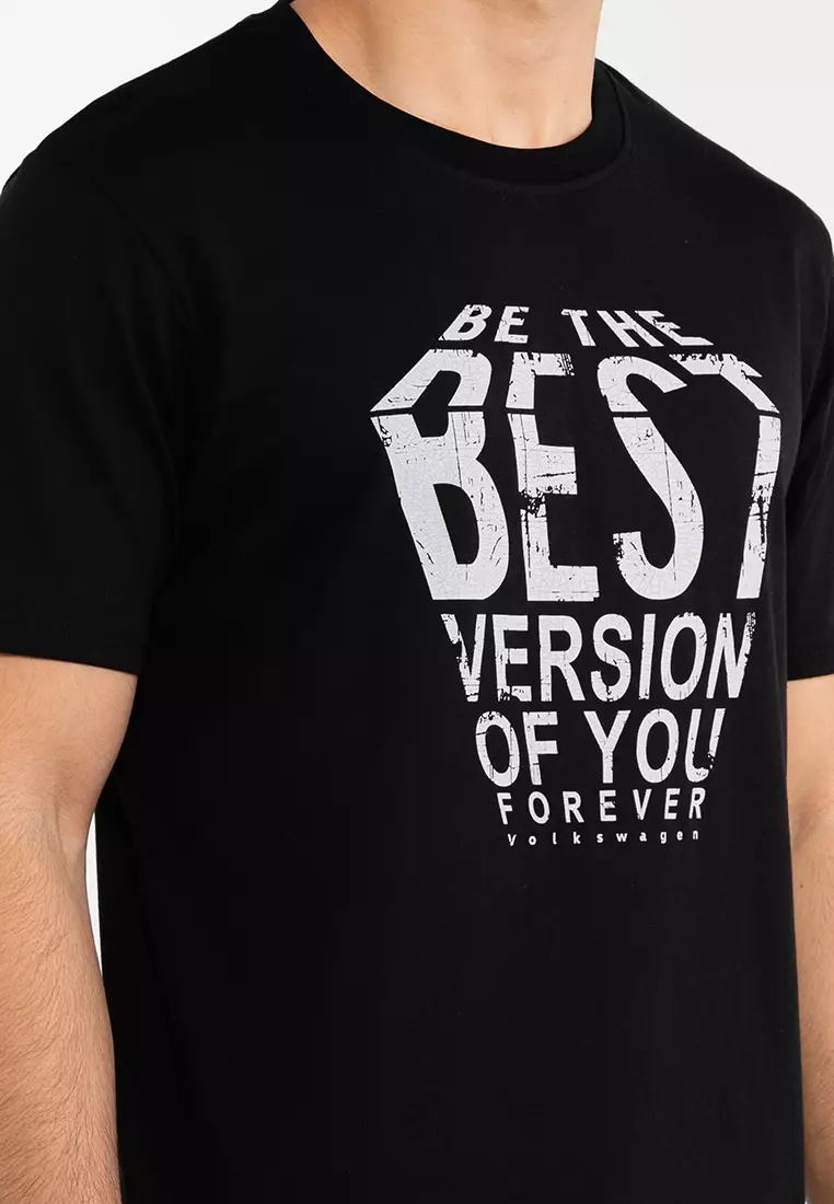 Men's Round Neck Graphic Tee