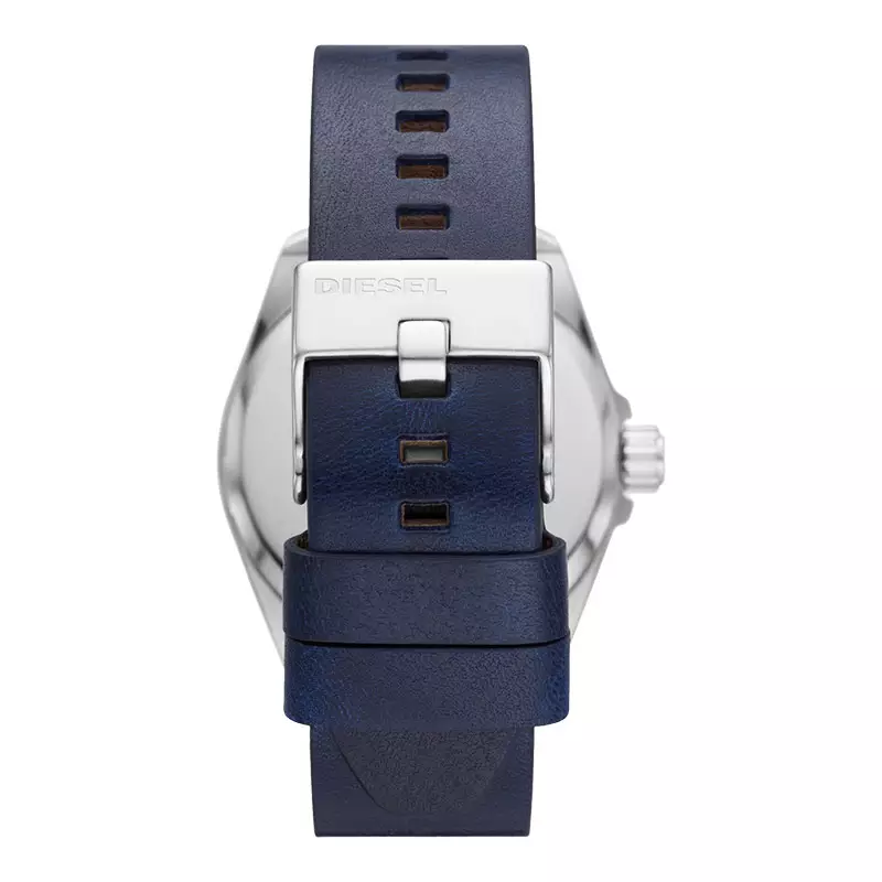 Jam Tangan Pria Diesel MS9 DZ1991 Blue Dial Blue Leather Strap