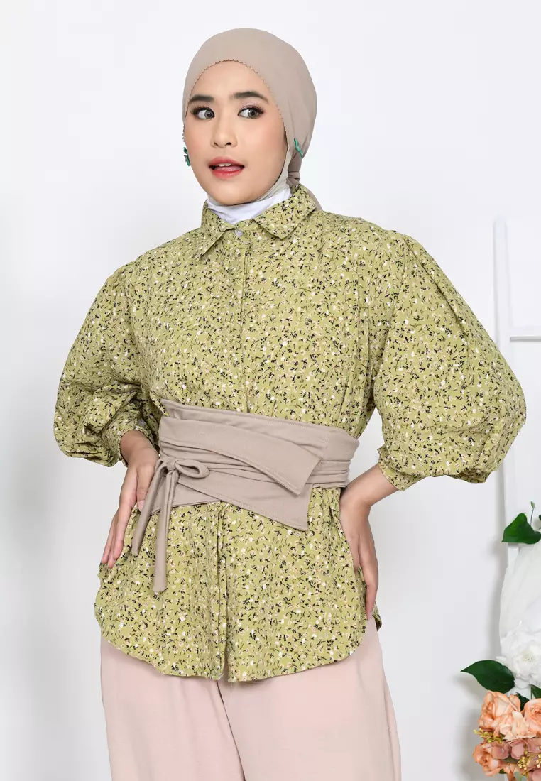 Ruby Obi Belt - Beige M17801