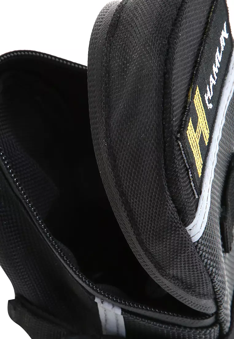 Qian Tas Sepeda Waterproof Storage Saddle Bag Seat Cycling Tail Bag Material 600D Nylon ORIGINAL - Black