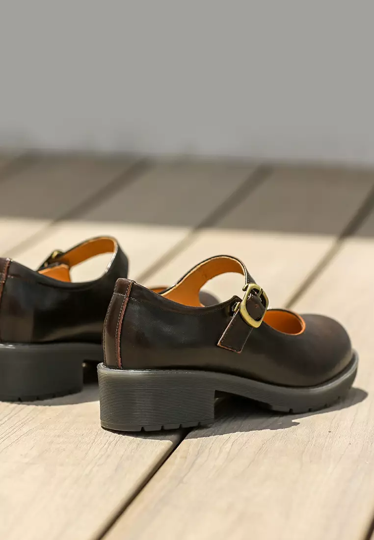 Vintage Leather Mary Jane Shoes MZ8221