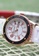 EGLANTINE 金色 EGLANTINE® Vanessa 女士鍍玫瑰金鋼質石英手錶，黑色橡膠錶帶上的白色橡膠表圈 FE800AC94FE3E9GS_2