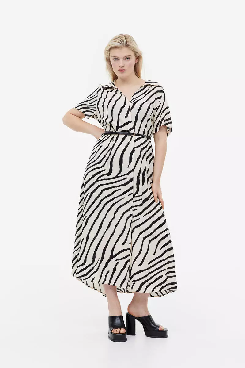 H&m maxi shirt dress deals