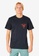 Rip Curl black Fadeout Essential Tee 452C7AA97866CCGS_1